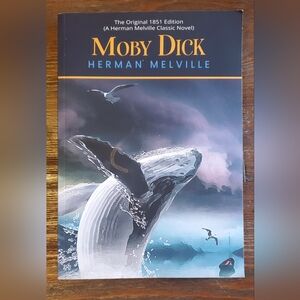 🎁Free w/ purchase Moby Dick Classic Novel Herman Melville
